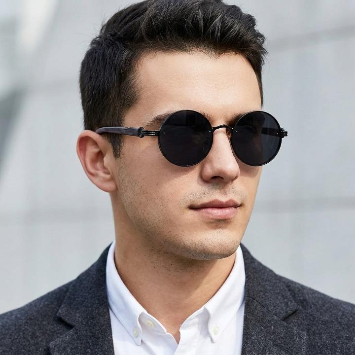 Sunglasses Retro Round UV400 Lightweight Metal Frame