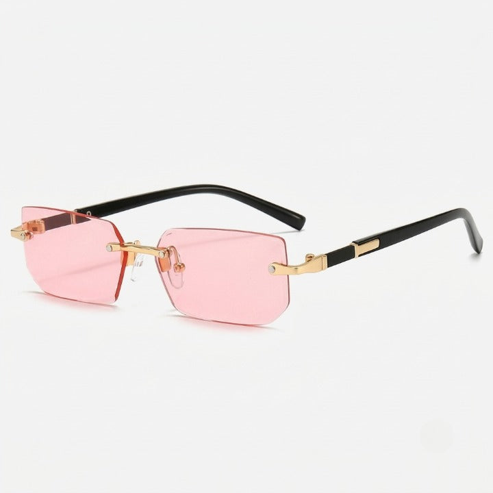 Sunglasses Rimless Rectangular UV400 Lightweight