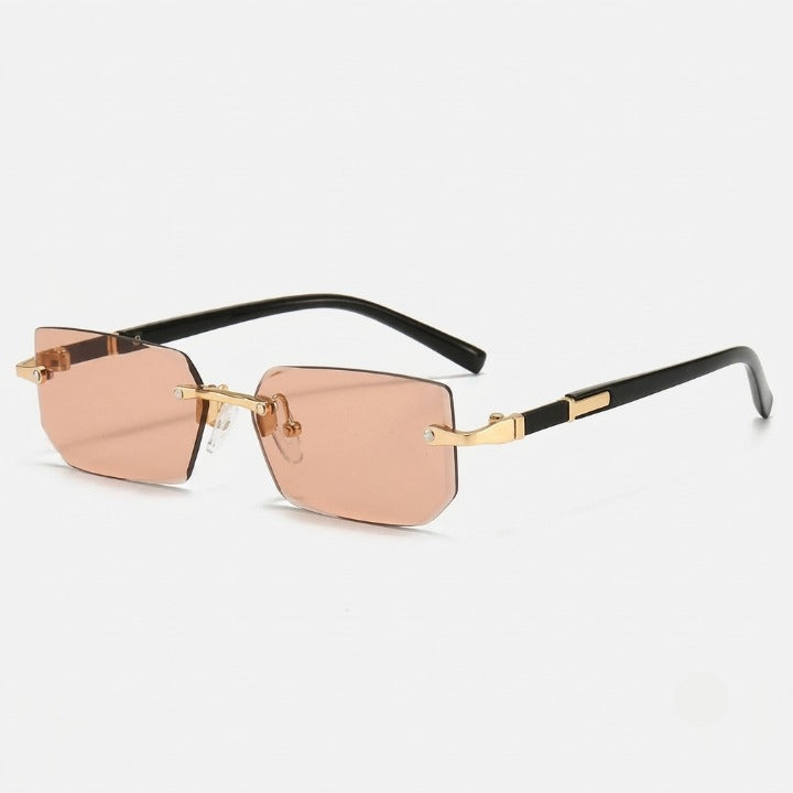 Sunglasses Rimless Rectangular UV400 Lightweight