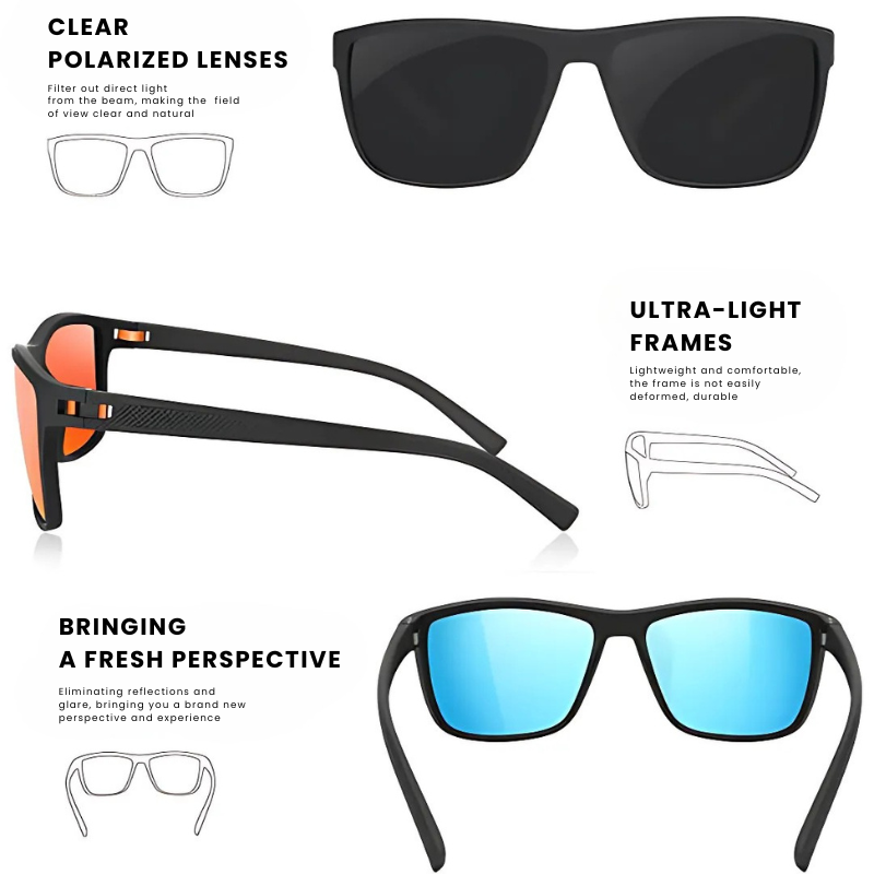 Sunglasses Set Polarized 100% UV Set of 3