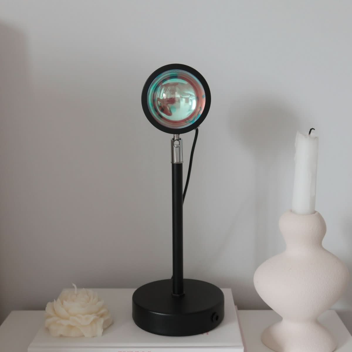 Sunset Projection Lamp 16 Colors Rotating Head USB Remote