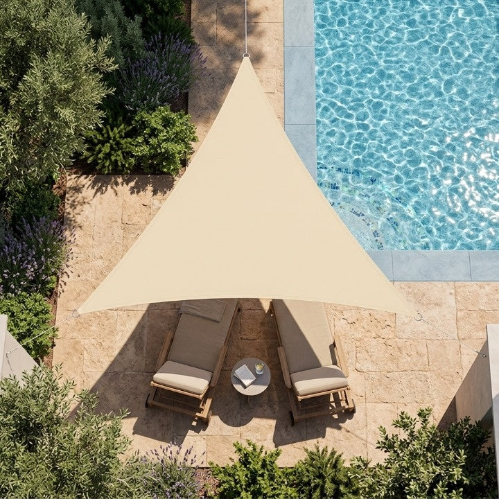 Sunshade Sail Triangular UV Blocking Polyester