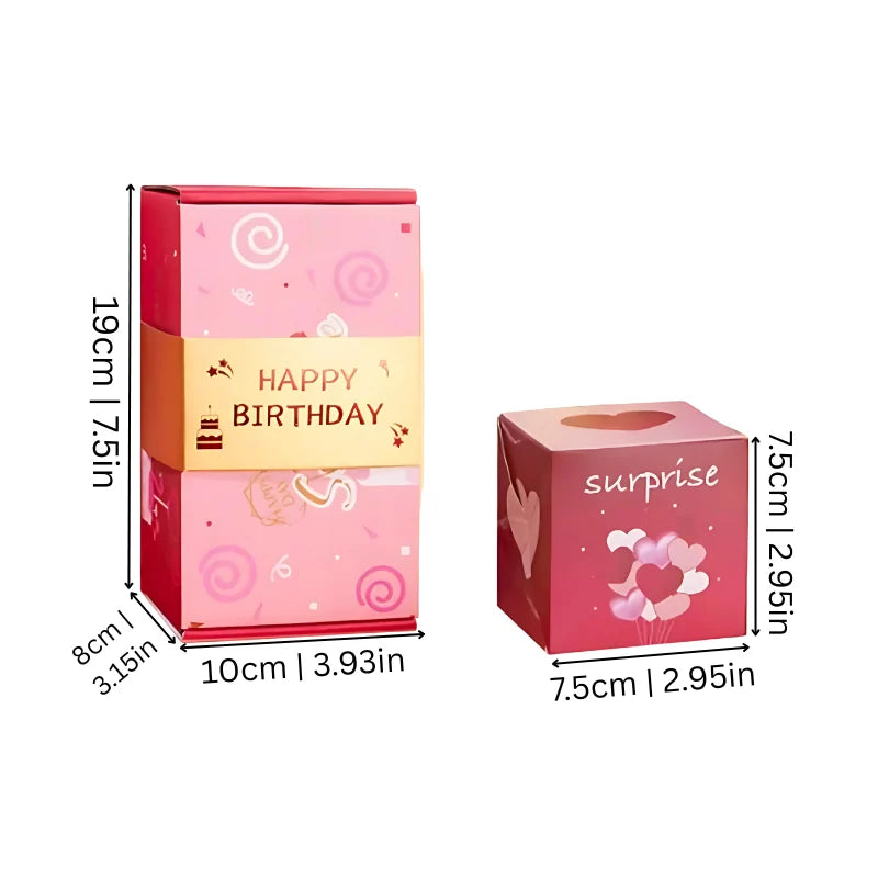 Surprise Gift Box Pop-Up Spring Reusable Set of 10