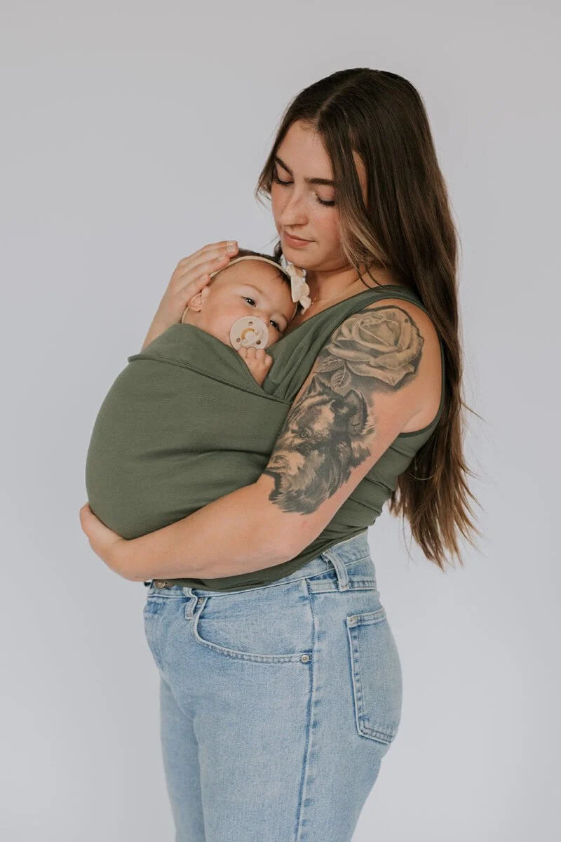 Swaddle Shirt Ergonomic Front Carry No Wrapping Breathable Stretch