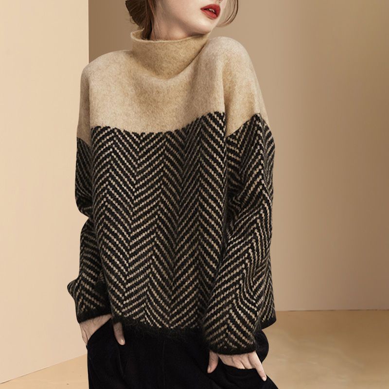 Sweater Knitted One Size Warm & Cozy
