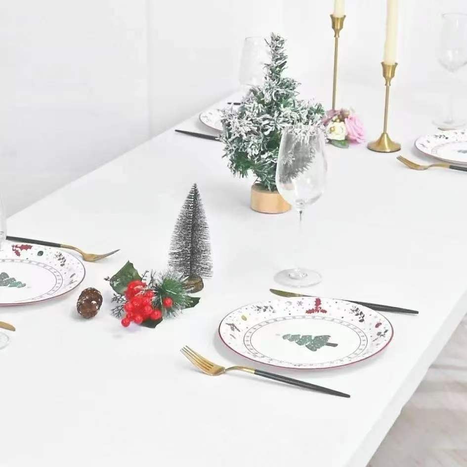 Table Cover Rectangular Elastic Stretch Fit Water-Repellent