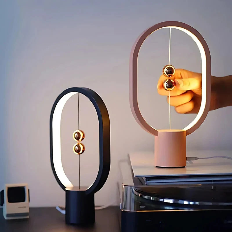 Table Lamp Adjustable Brightness & Color Temperature Aluminum Frame
