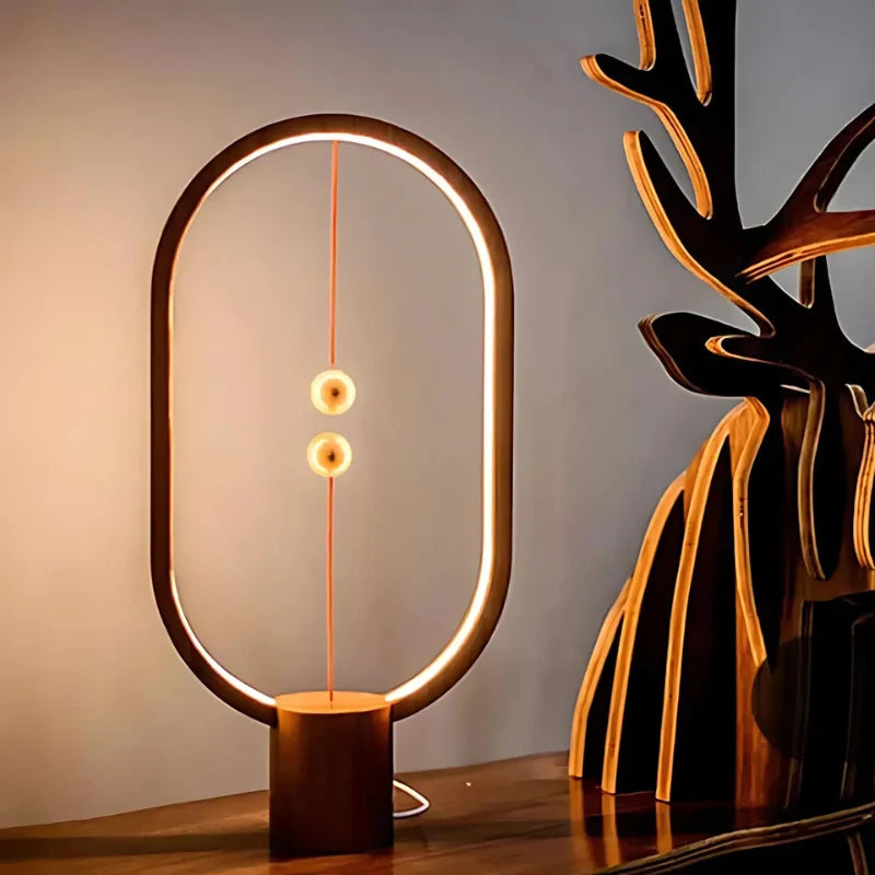 Table Lamp Adjustable Brightness & Color Temperature Aluminum Frame