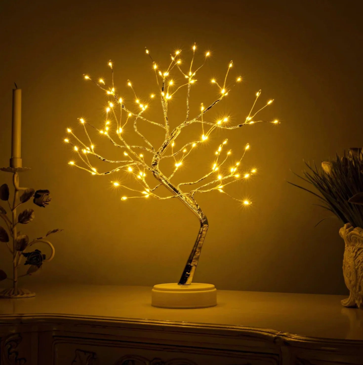 Table Lamp Bendable LED Branches Warm White