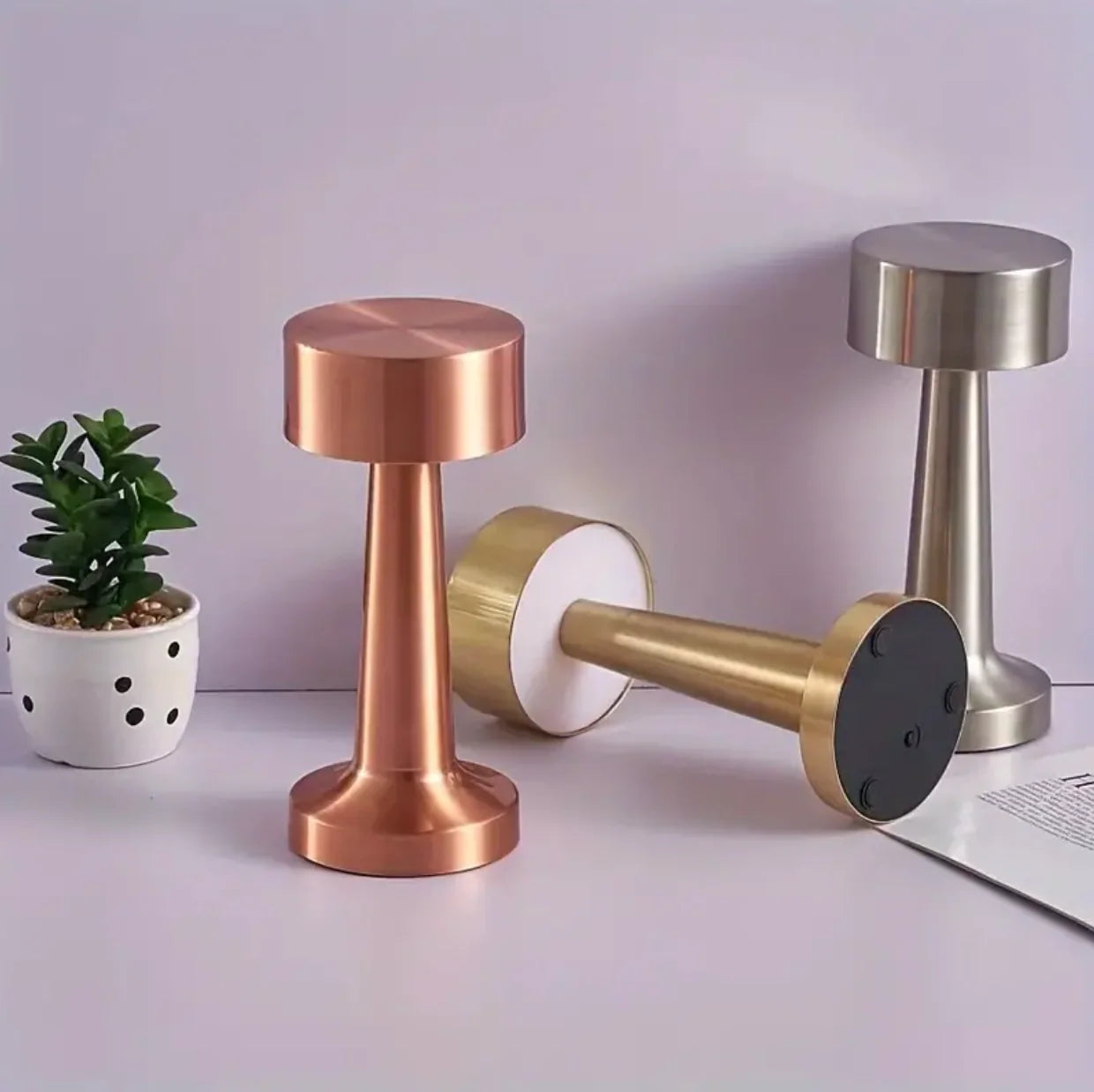 Table Lamp Cordless Touch Dimmer 3 Color Modes