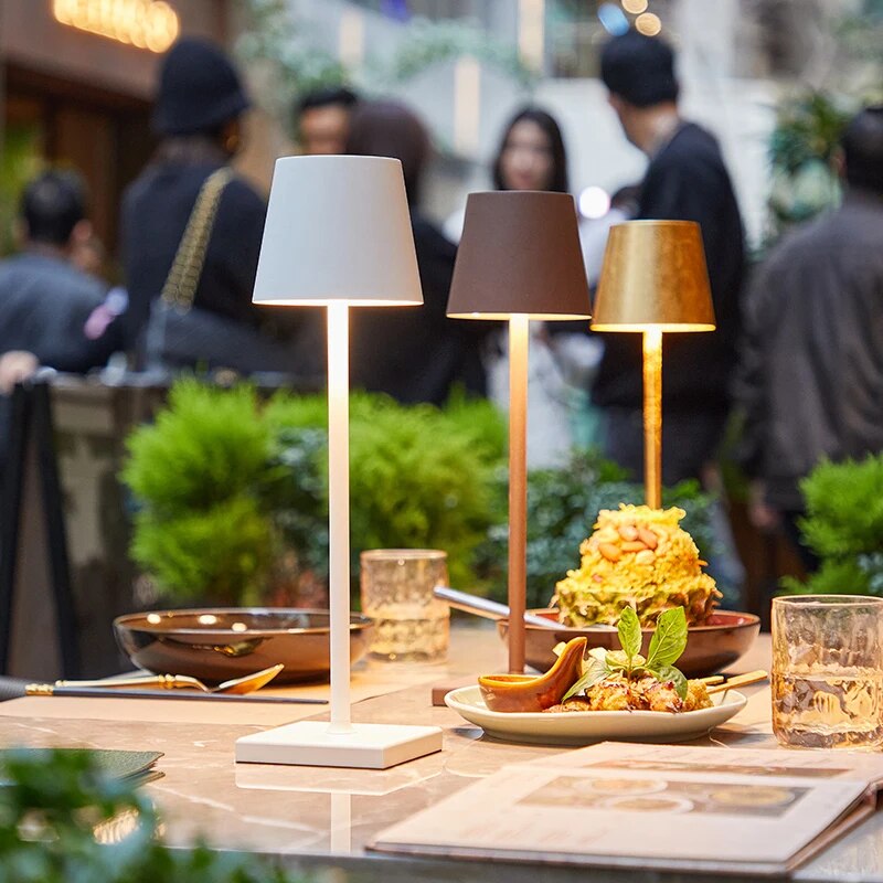 Table Lamp Dimmable LED & Rechargeable Battery