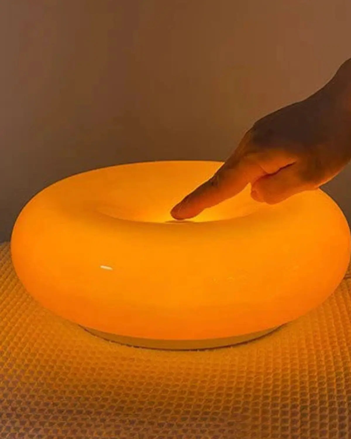 Table Lamp Donut Design Warm Diffuse LED Energy-Saving