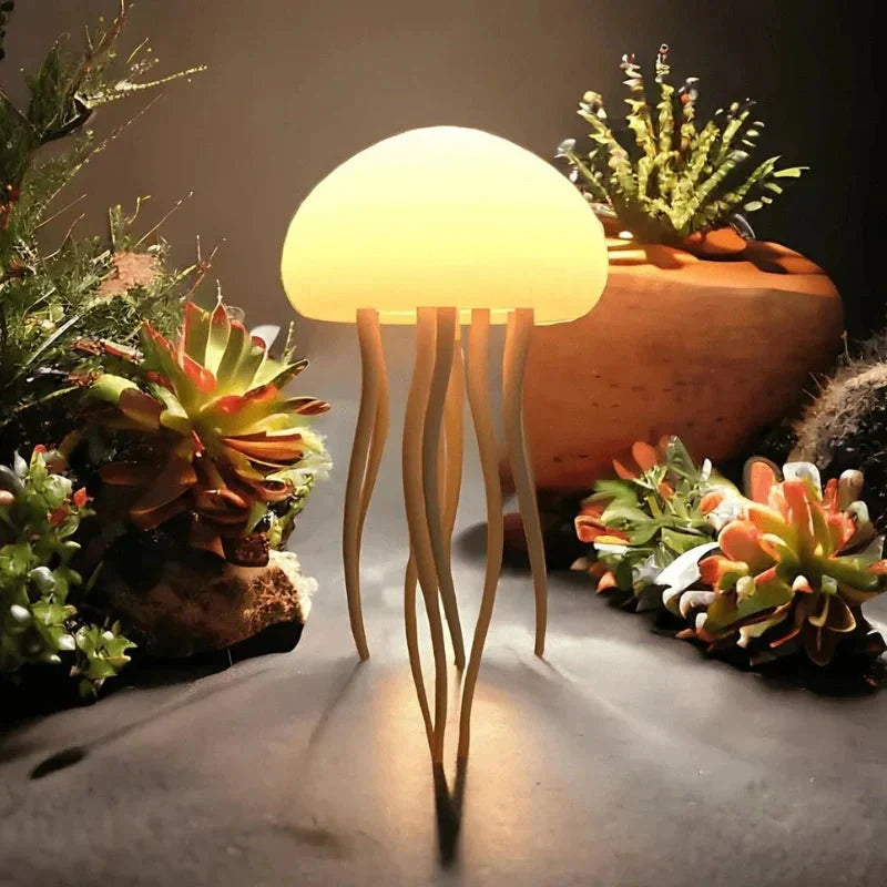 Table Lamp Jellyfish Color-Changing Touch & Sound Reactive