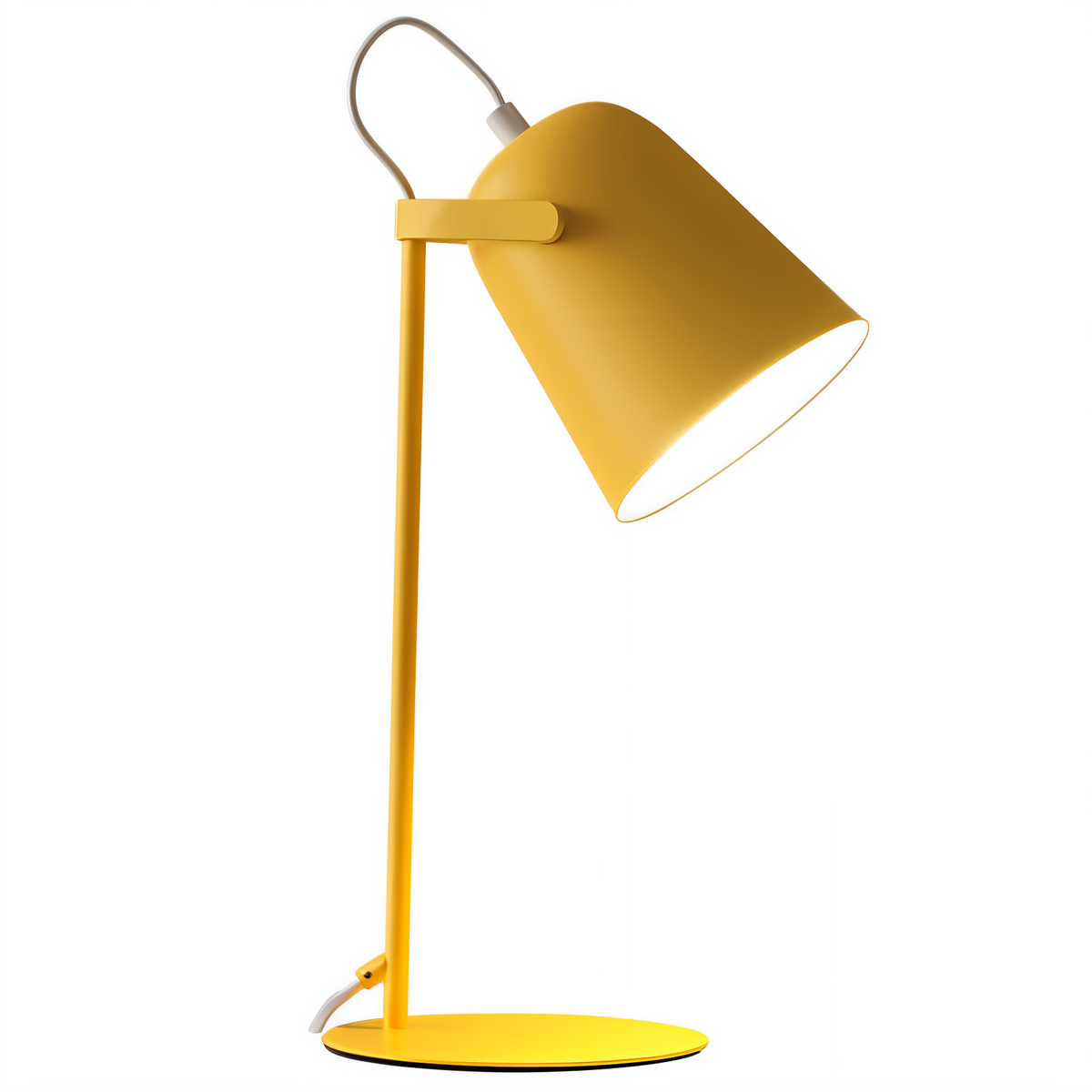 Table Lamp Macaron Style Adjustable Shade Metal Base