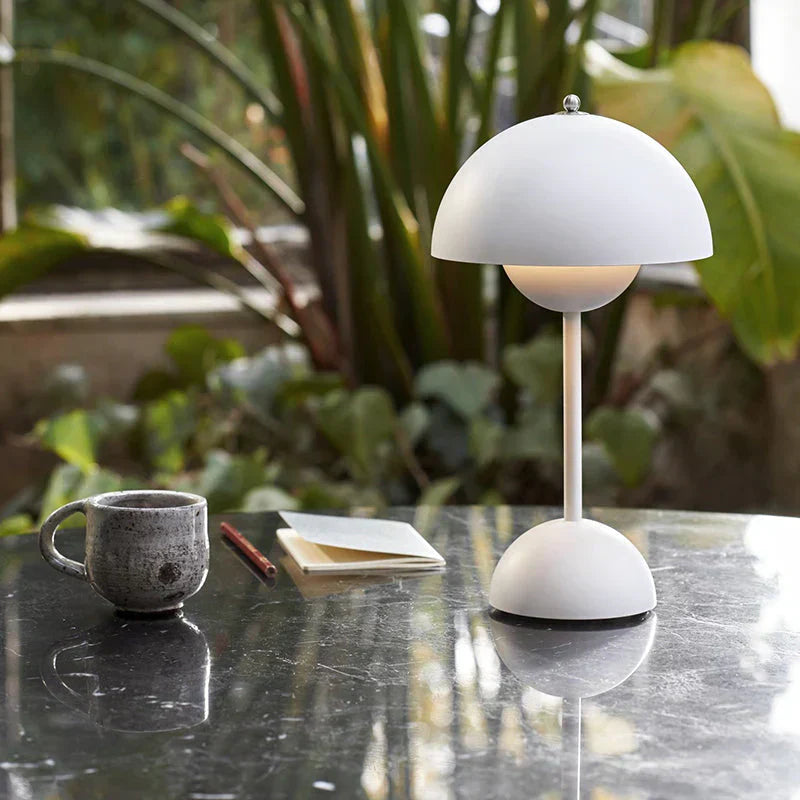 Table Lamp Mushroom Dimmable USB Rechargeable