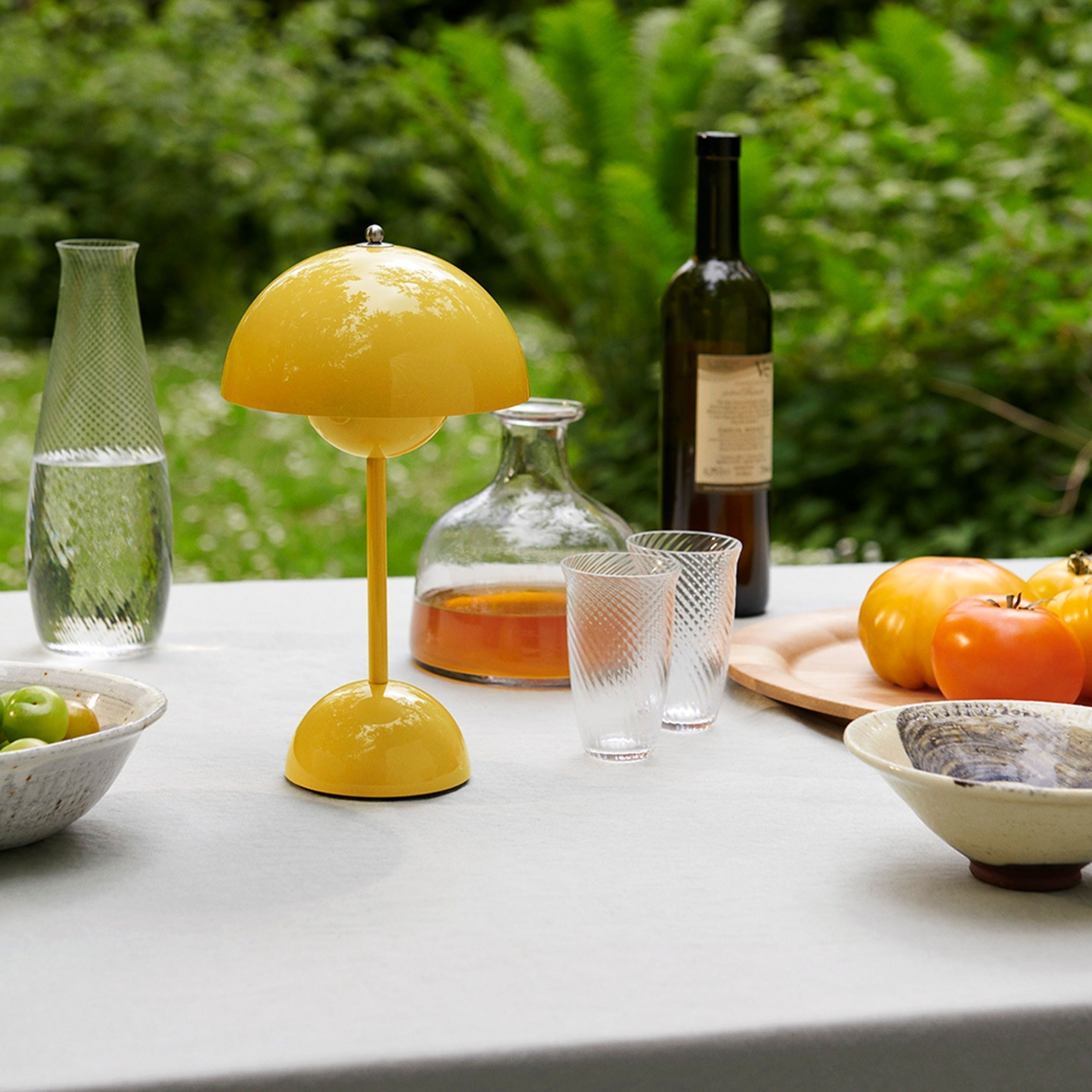 Table Lamp Mushroom Dimmable USB Rechargeable