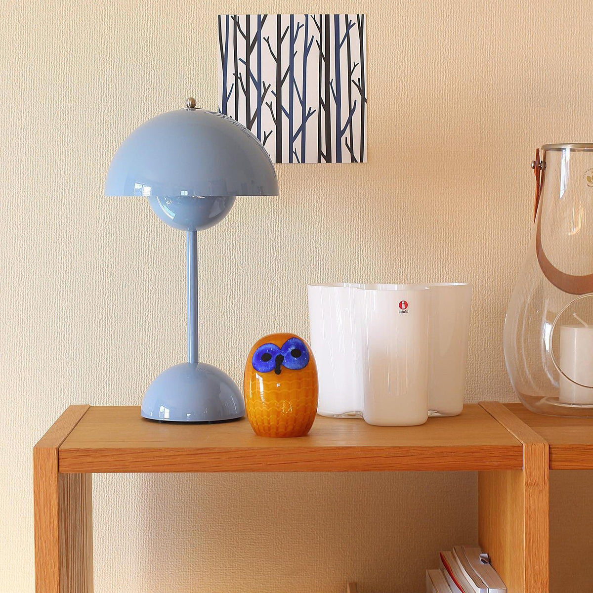 Table Lamp Mushroom Dimmable USB Rechargeable