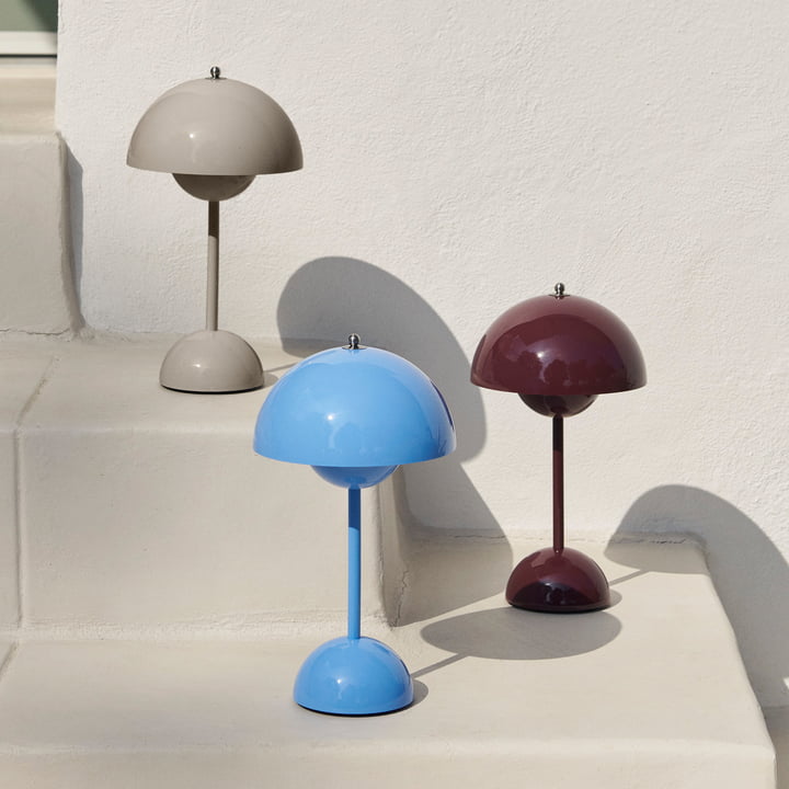 Table Lamp Mushroom Dimmable USB Rechargeable