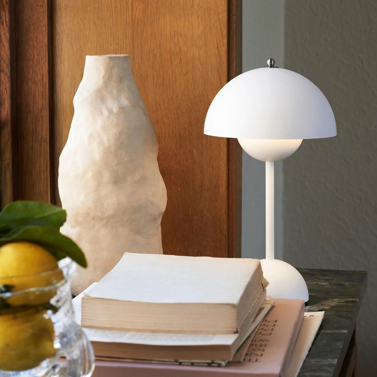 Table Lamp Mushroom Dimmable USB Rechargeable