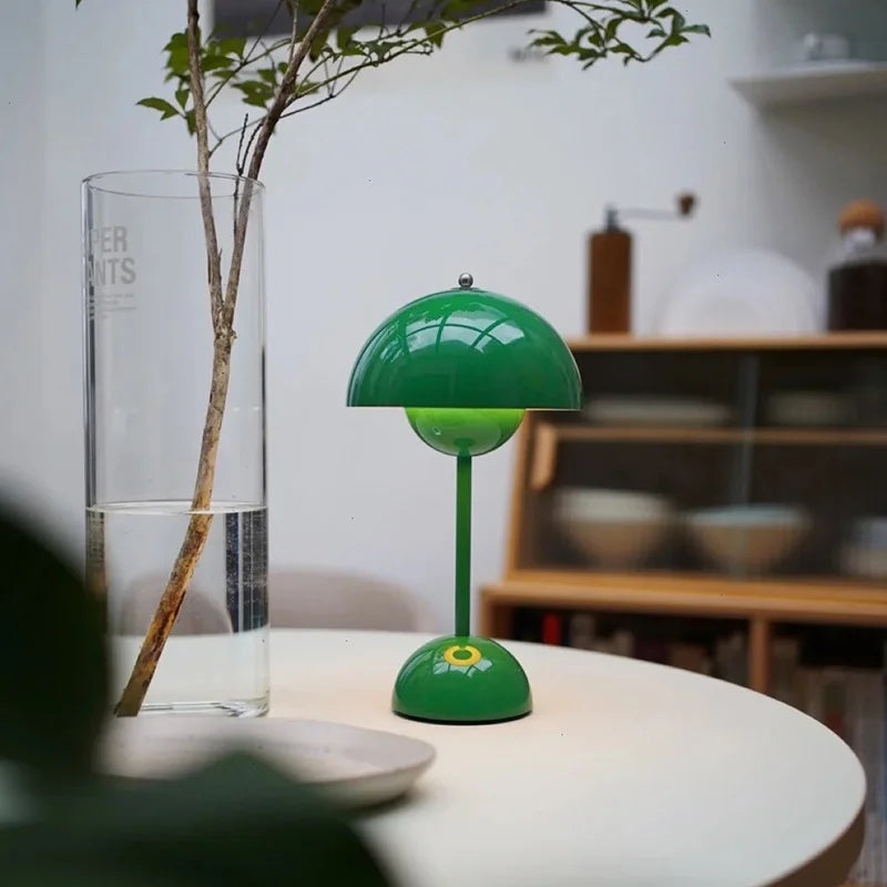 Table Lamp Mushroom Dimmable USB Rechargeable