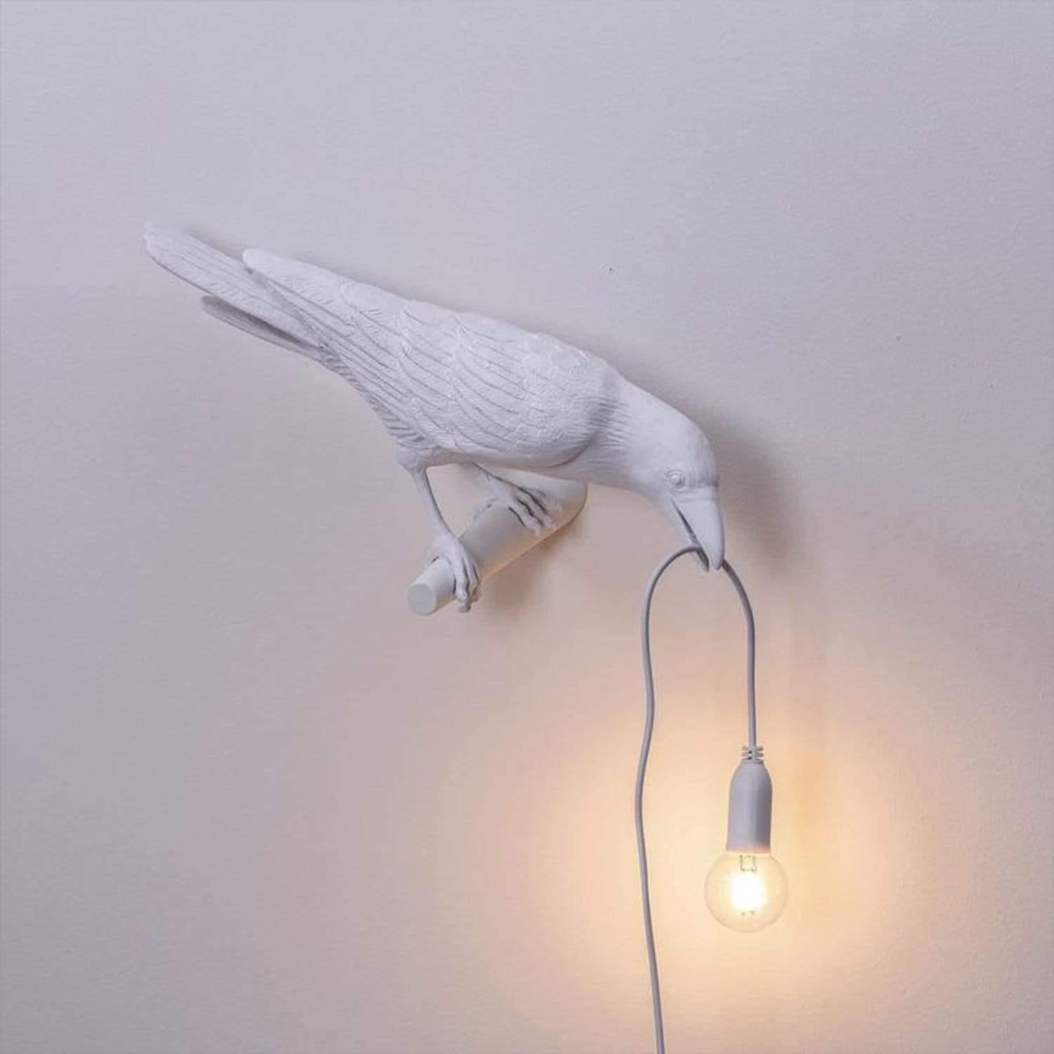 Table Lamp Raven Sculpture Warm Indirect Light