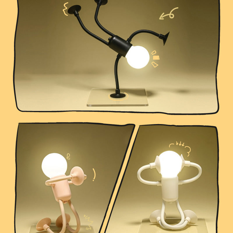 Table Lamp Robot Design LED Bulb Included