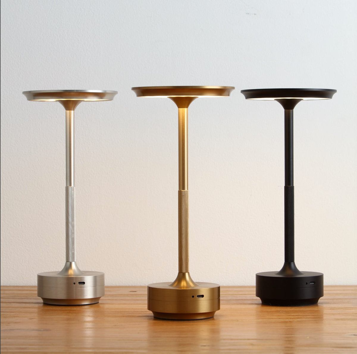 Table Lamp Slim Touch Dimmer USB-C Rechargeable