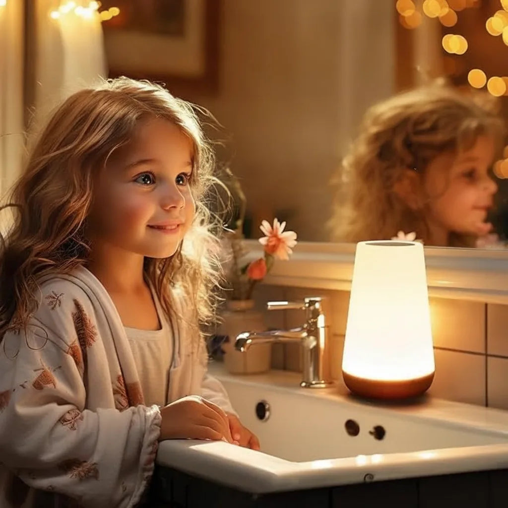 Table Lamp Touch Control 13-Color USB Rechargeable & Remote