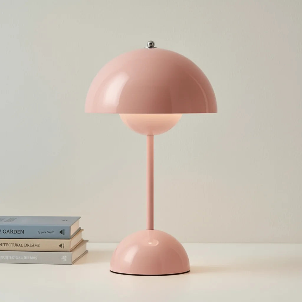 Table Lamp Touch Dimmable 3 Light Colors USB Rechargeable