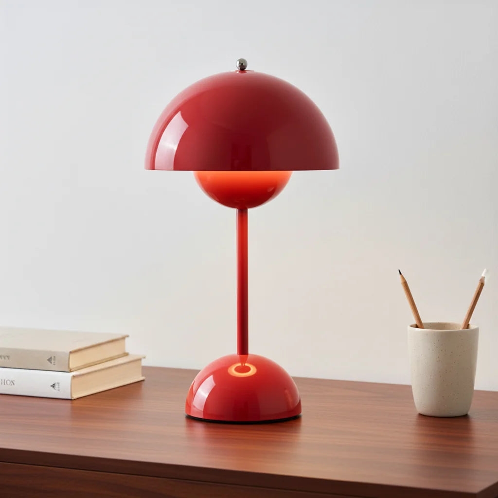 Table Lamp Touch Dimmable 3 Light Colors USB Rechargeable