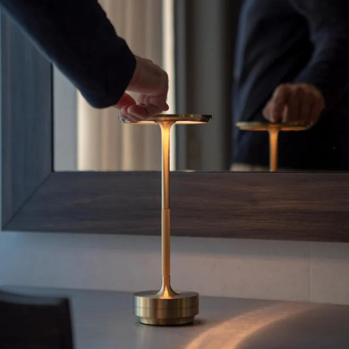 Table Lamp USB Rechargeable Touch Control Dimmable