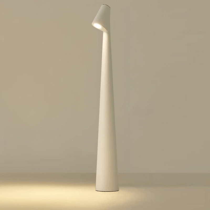 Table Lamp Wireless Rechargeable Dimmable LED Metal Housing