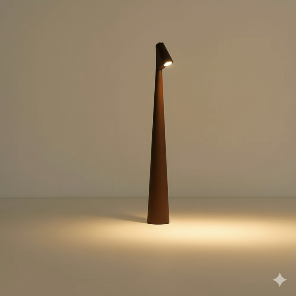 Table Lamp Wireless Rechargeable LED Metal & Glass