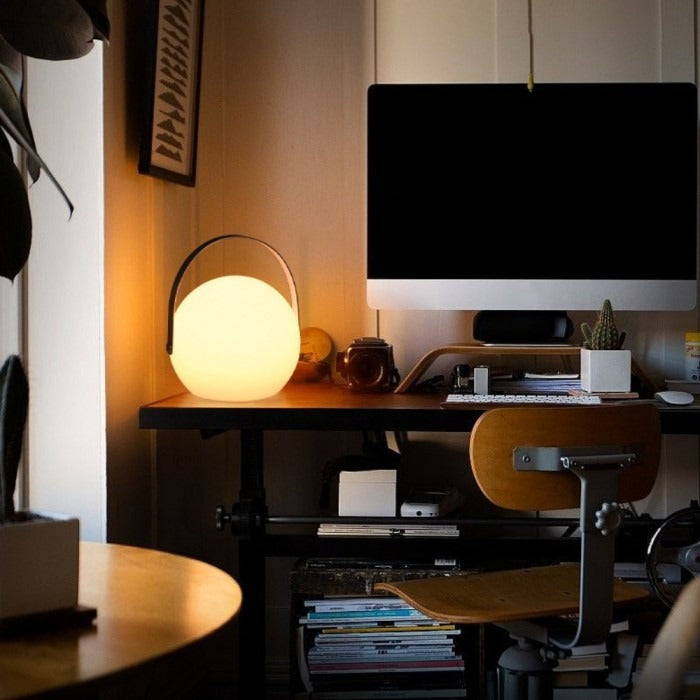 Table Lamp Wireless Remote-Controlled USB-C Rechargeable