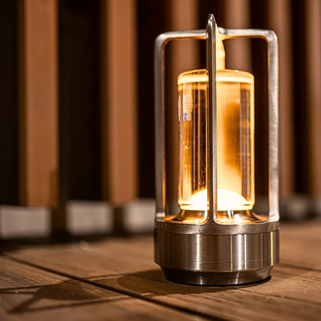 Table Lamp Wireless USB-C Rechargeable 3-Color Touch Dimmer