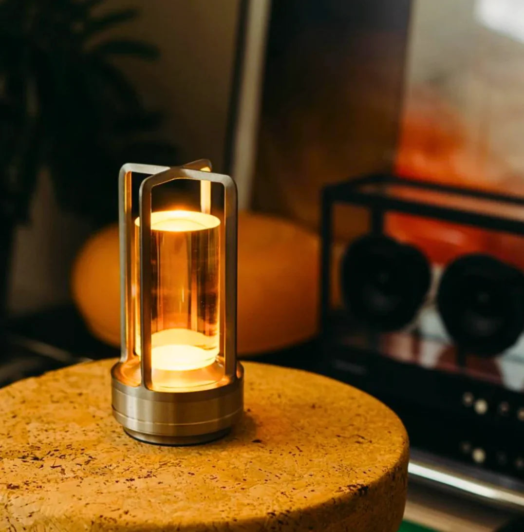 Table Lamp Wireless USB-C Rechargeable 3-Color Touch Dimmer