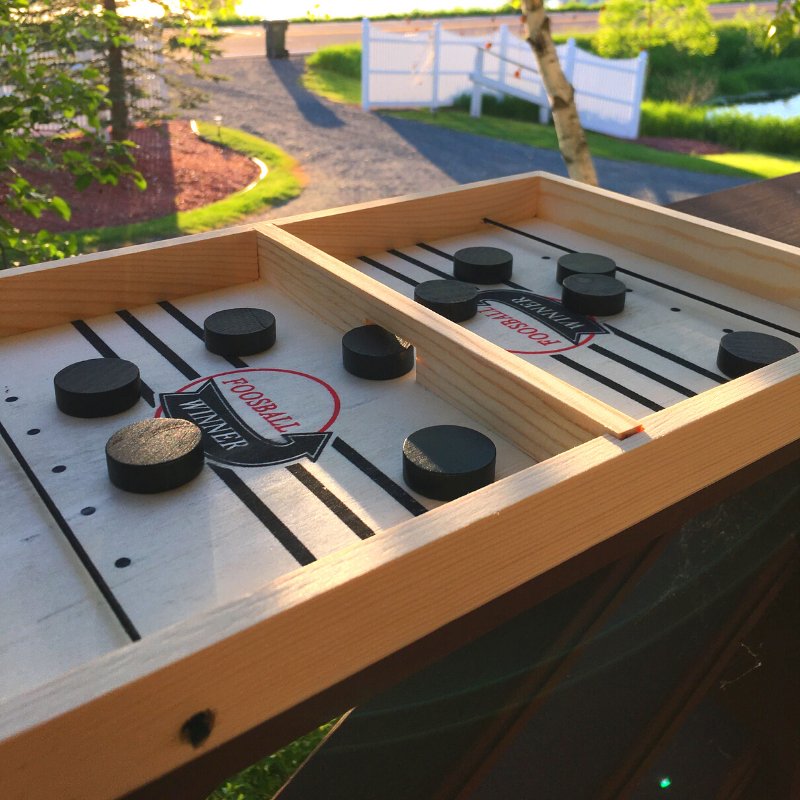 Tabletop Dexterity Game Wooden Portable Two Player