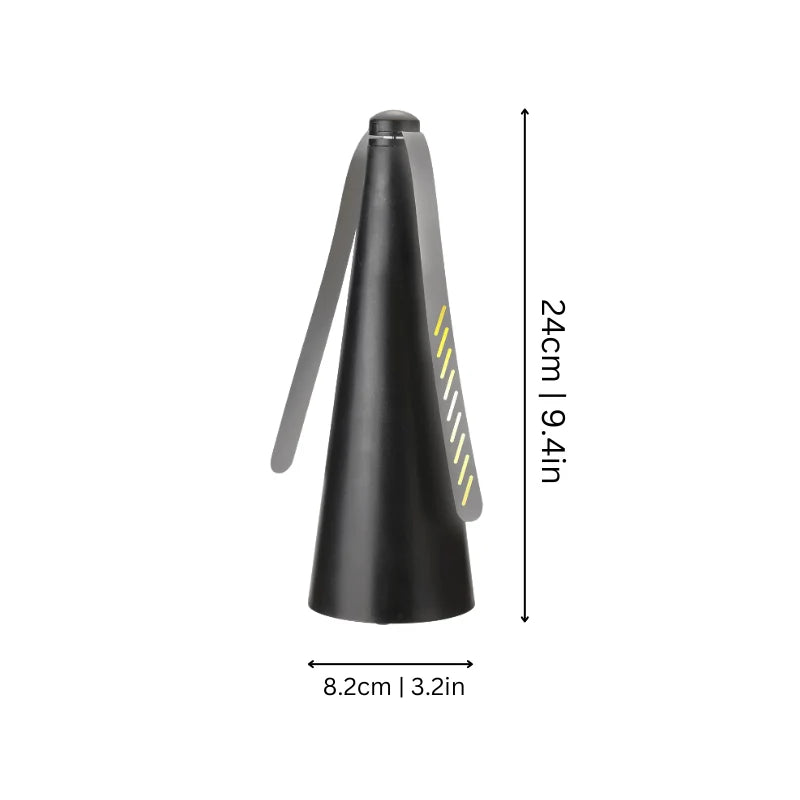 Tabletop Fan Fly Repellent Light-Reflective Blades Chemical-Free