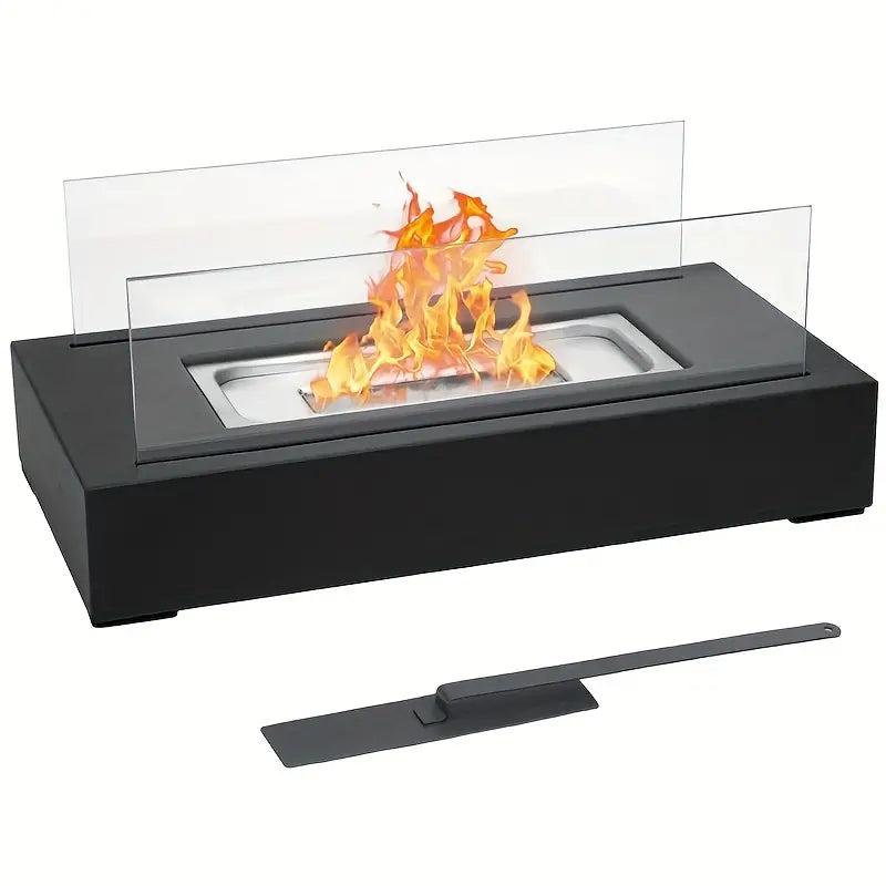 Tabletop Fireplace Bioethanol Safety Glass & Extinguishing Tool