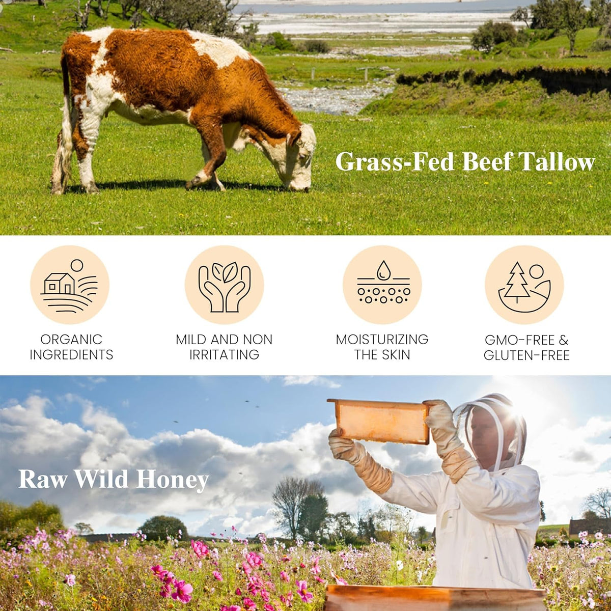 Tallow Cream Deep Moisture & Soothing 120g