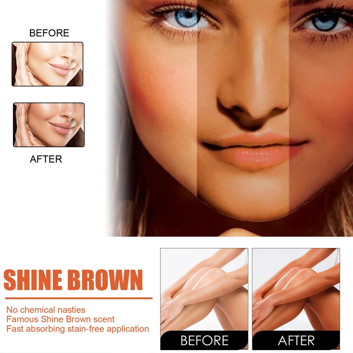 Tanning Accelerator Cream Fast-Absorbing Deep Tan