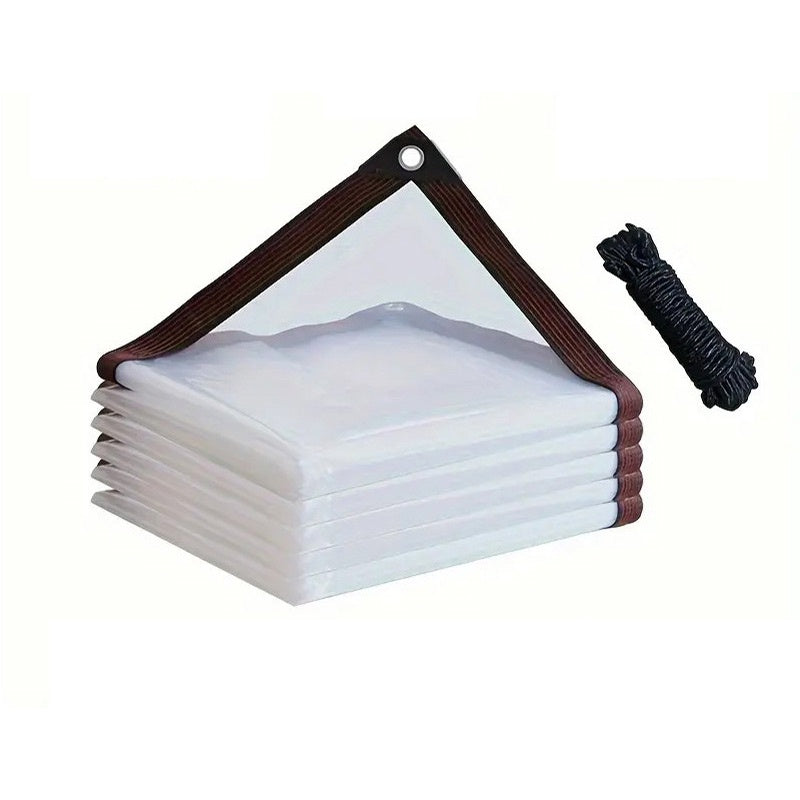 Tarpaulin Transparent Tear-Resistant Rust-Free Eyelets