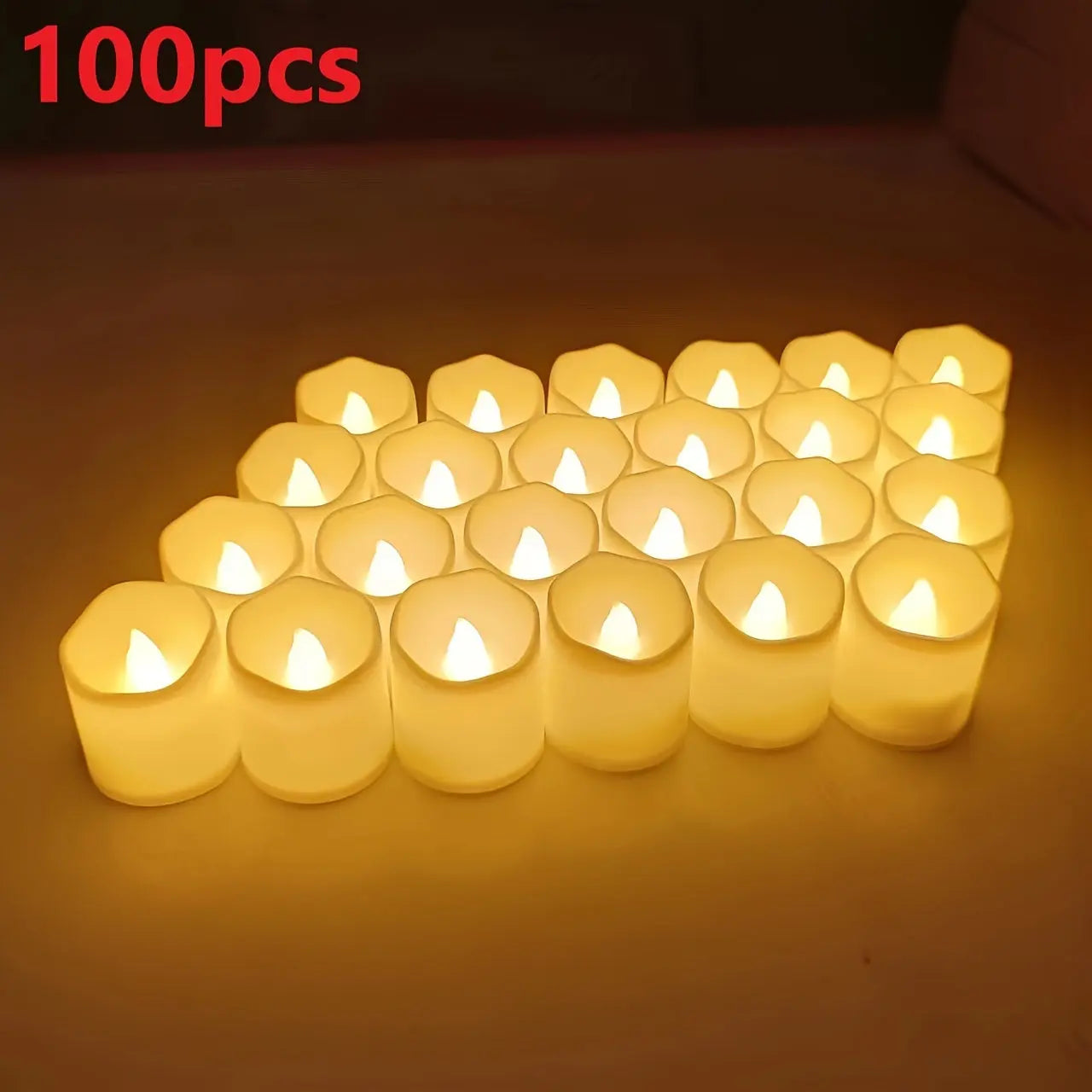 Tea Lights Flameless Warm White Battery Operated