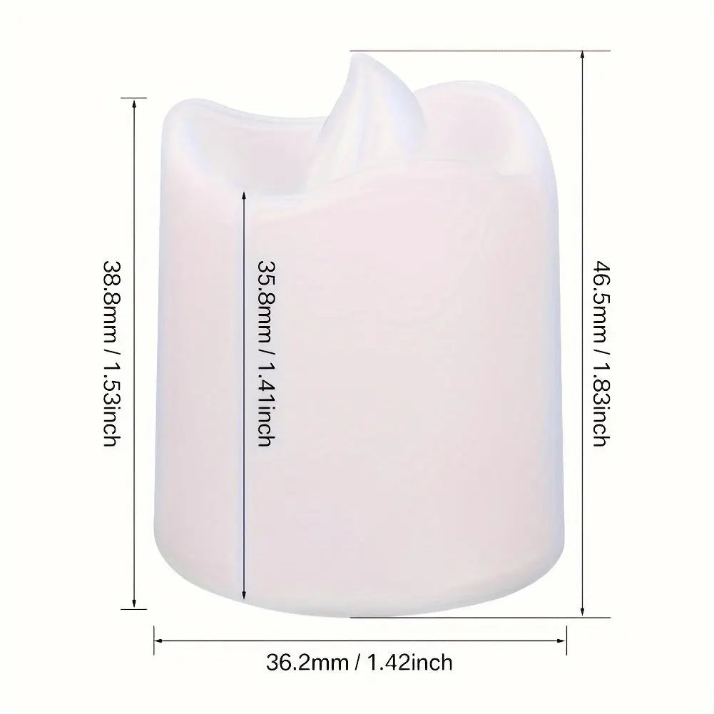 Tea Lights Flameless Warm White Battery Operated