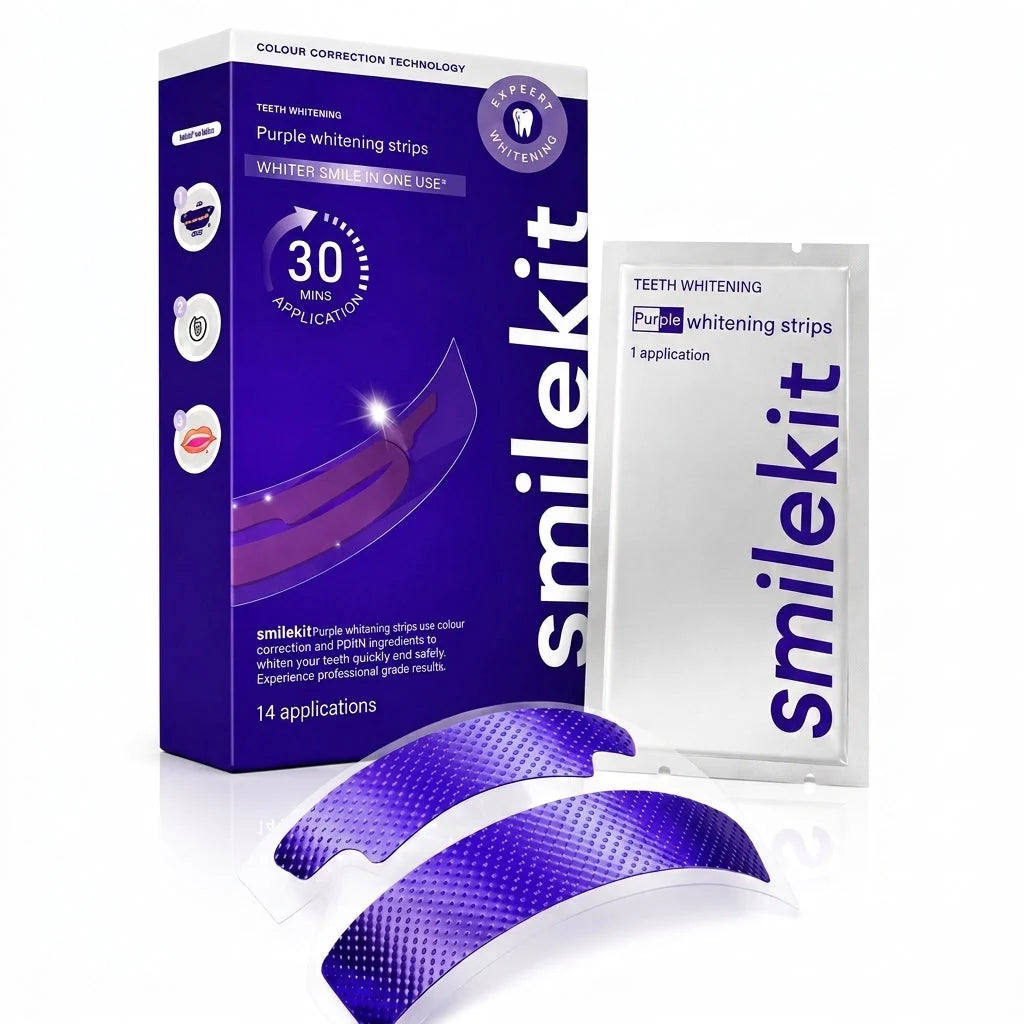 Teeth Whitening Strips Flexible Fit 30-Minute Pack of 14