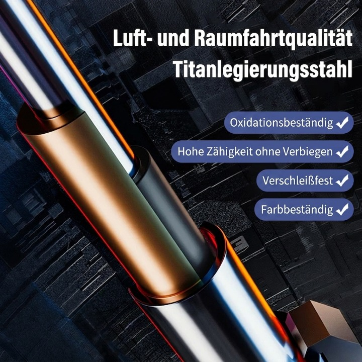 Telescopic Baton One-Button Auto-Extend Corrosion-Resistant Steel