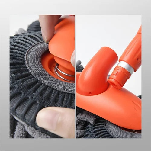 Telescopic Car Wash Mop Adjustable Double-Head Microfiber