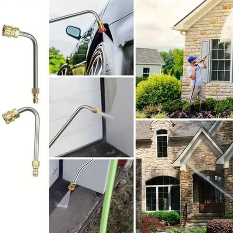 Telescopic Spray Wand 9.8 Ft Reach Brass & Stainless Steel
