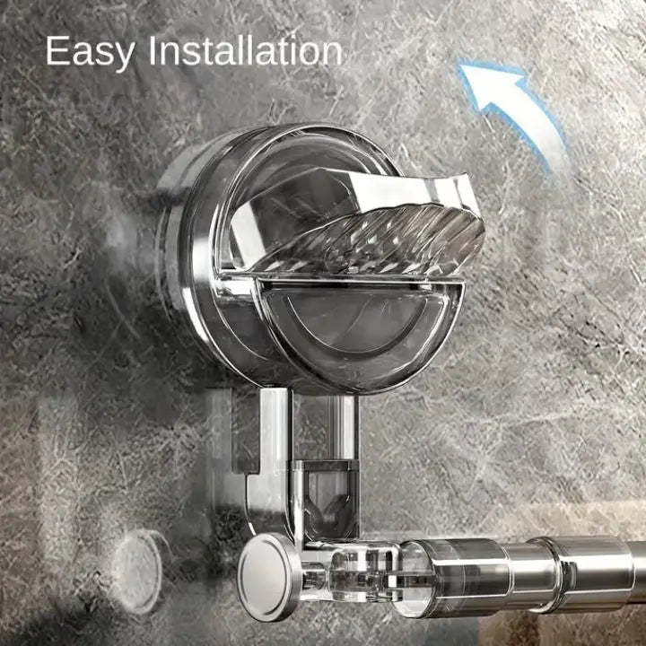 Telescopic Towel Rack Suction Cup Stainless Steel