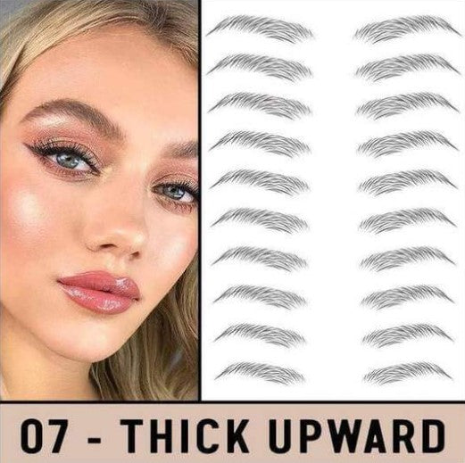 Temporary Eyebrow Tattoos Microblading Effect Peel And Stick Waterproof